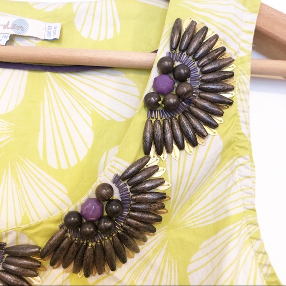 Boden Tank Top Shell Women US6 UK10 Beaded - Picture 2 of 7